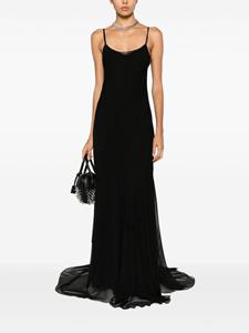 Moschino Mouwloze maxi-jurk - Zwart