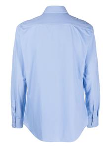 Xacus Overhemd met jacquard - Blauw
