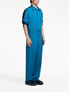 Marni Overhemd met colourblocking - Blauw