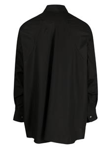 Fumito Ganryu Overhemd met puntkraag - Zwart