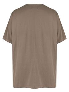 Doublet T-shirt met geborduurd logo - Bruin