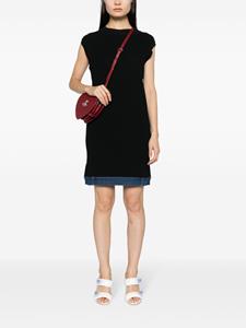 MOSCHINO JEANS Ribgebreide jurk - Zwart