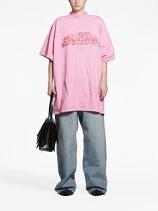 Balenciaga Katoenen T-shirt - Roze