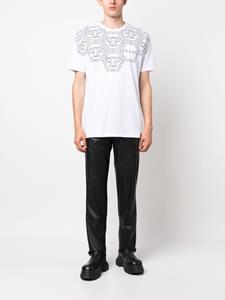 Philipp Plein T-shirt met ronde hals - Wit