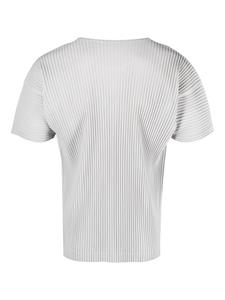 Homme Plissé Issey Miyake Color Pleats pleated T-shirt - Grijs