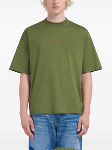 Marni T-shirt met logoprint - Groen