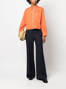 Victoria Beckham Cropped blouse - Oranje