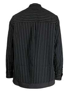 Izzue Gestreept overhemd - Zwart