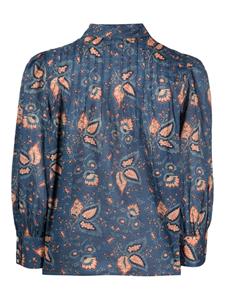 Ralph Lauren RRL Stefanie blouse met bloemenprint - Blauw