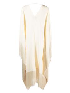 Taller Marmo Maxi-jurk met borduurwerk - Beige