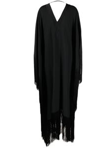 Taller Marmo Maxi-jurk met borduurwerk - Zwart
