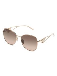 Prada Eyewear Zonnebril met oversized montuur - Goud