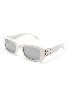 Balenciaga Eyewear Dinasty zonnebril met rechthoekig montuur - Wit