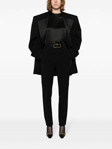 Saint Laurent straight-leg wool trousers - Zwart