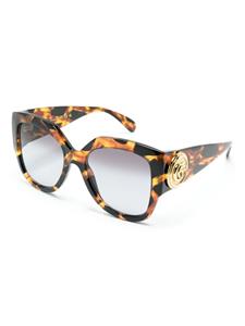 Gucci Eyewear Zonnebril met schildpadschild-design - Bruin