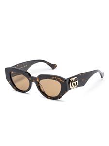 Gucci Eyewear Bril met schildpadschild-design - Bruin