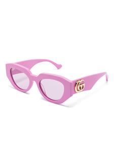 Gucci Eyewear Zonnebril met ovaal montuur - Roze