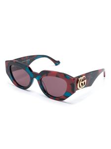 Gucci Eyewear Bril met schildpadschild-design - Rood
