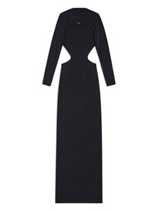 Balenciaga Uitgesneden maxi-jurk - BLACK