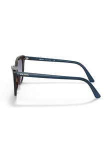 Prada Eyewear Catwalk zonnebril met schildpadschild-effect - Bruin