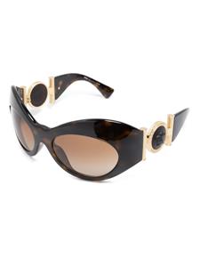 Versace Eyewear Medusa shield-frame sunglasses - Bruin
