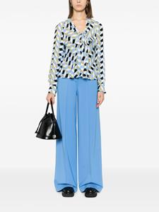 Dorothee Schumacher Blouse met geometrische print - Blauw