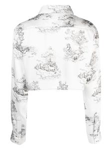 Coperni Cropped blouse - Wit
