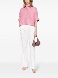 TWP Cropped blouse - Roze