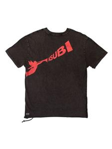 Ksubi T-shirt met logoprint - Zwart