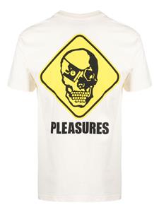 Pleasures Katoenen T-shirt - NATURAL