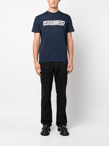 Dsquared2 T-shirt met logoprint - Blauw