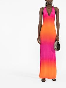 Louisa Ballou Maxi-jurk met kleurverloop - Roze