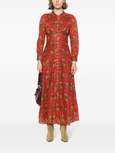 Ralph Lauren RRL Maxi-jurk met bloemenprint - Rood