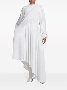 Balenciaga Asymmetrische maxi-jurk - Wit