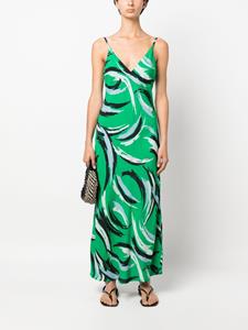 Essentiel Antwerp Maxi-jurk met V-hals - Groen