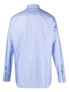 Barba Katoenen overhemd - Blauw