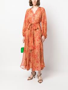 Pierre-Louis Mascia Maxi-jurk met bloemenprint - Oranje