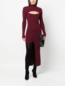 Monse Ribgebreide jurk - Rood