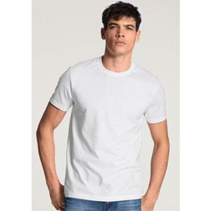 CALIDA T-Shirt "Natural Benefit", (2er Pack), enganliegendes Kurzarmshirt, Modern Fit