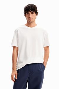 Desigual Effen T-shirt naden - WHITE