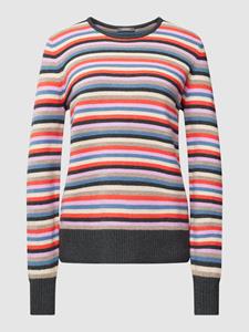 Montego Gebreide pullover met streepmotief