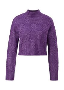 Q/S by s.Oliver Sweatshirt Strickpullover, LILAC/PINK