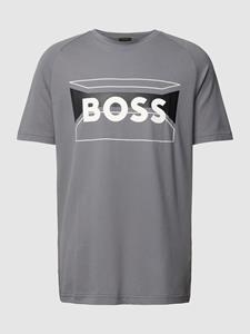 BOSS Green T-shirt met labelprint