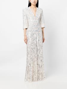 Jenny Packham Verfraaide avondjurk - Wit