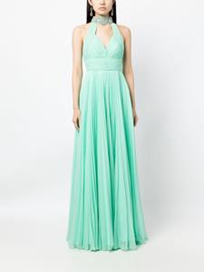 Jenny Packham Avondjurk met halternek - Groen