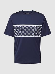 Michael Kors T-shirt met blokstrepen, model 'EMPIRE STRIPE'