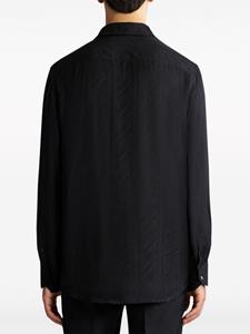 ETRO jacquard silk shirt - Zwart