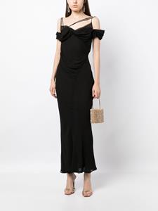 Rachel Gilbert Zijden maxi-jurk - Zwart