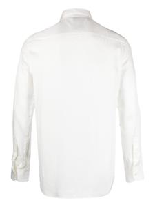PT Torino classic-collar twill-weave shirt - Wit