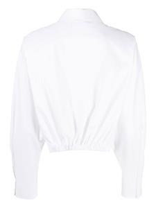 Tela Cropped blouse - Wit